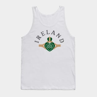 Ireland Claddagh Heart Tank Top